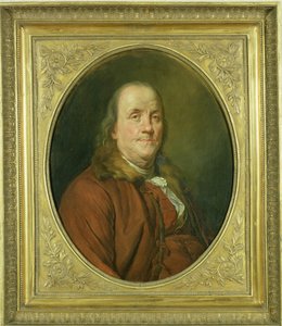 Retrato de Benjamin Franklin, después de un retrato de Joseph Siffrede-Duplessis (1725-1802) c.1780-90